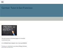 Tablet Screenshot of germantutoring.com
